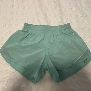 Mint Green Lululemon Shorts